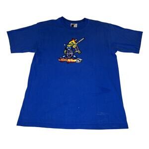 Vintage Y2K / 90s JNCO Flamehead Alien T-Shirt